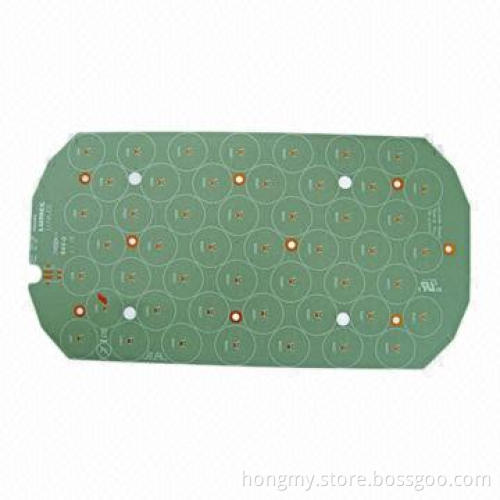 Aluminum Based PCB with 1.6mm Board Thickness, Immersion Gold Surface Finish